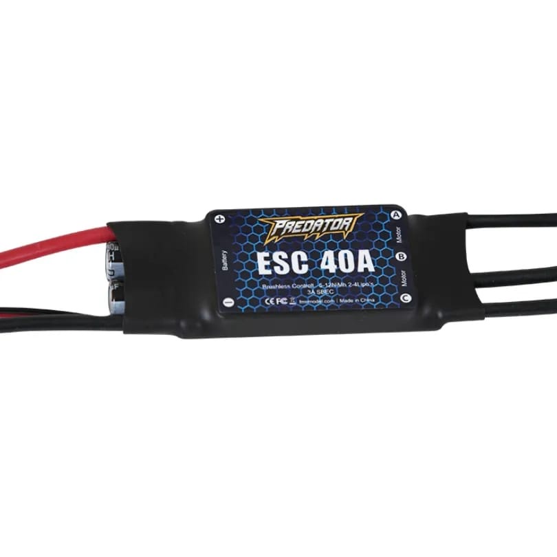 ESC 40A Predator FMS 2~4S Lipo 5V BEC