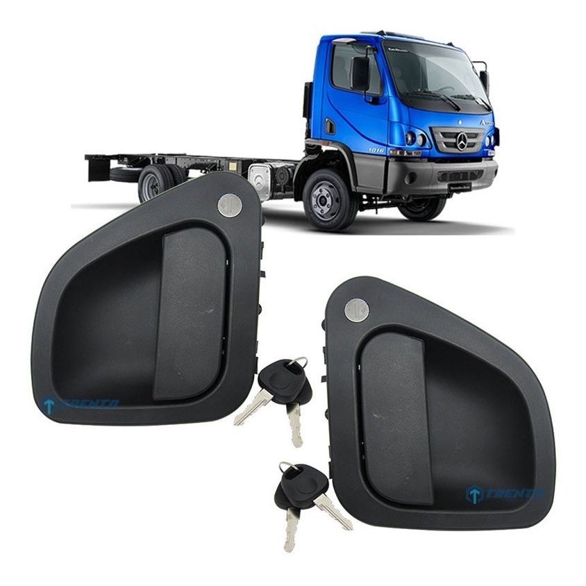 Par Maçaneta Porta Mercedes-Benz Accelo Externa