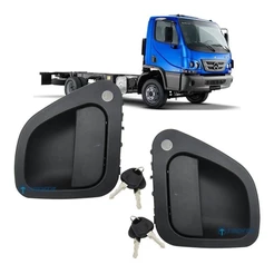 Par Maçaneta Porta Mercedes-Benz Accelo Externa