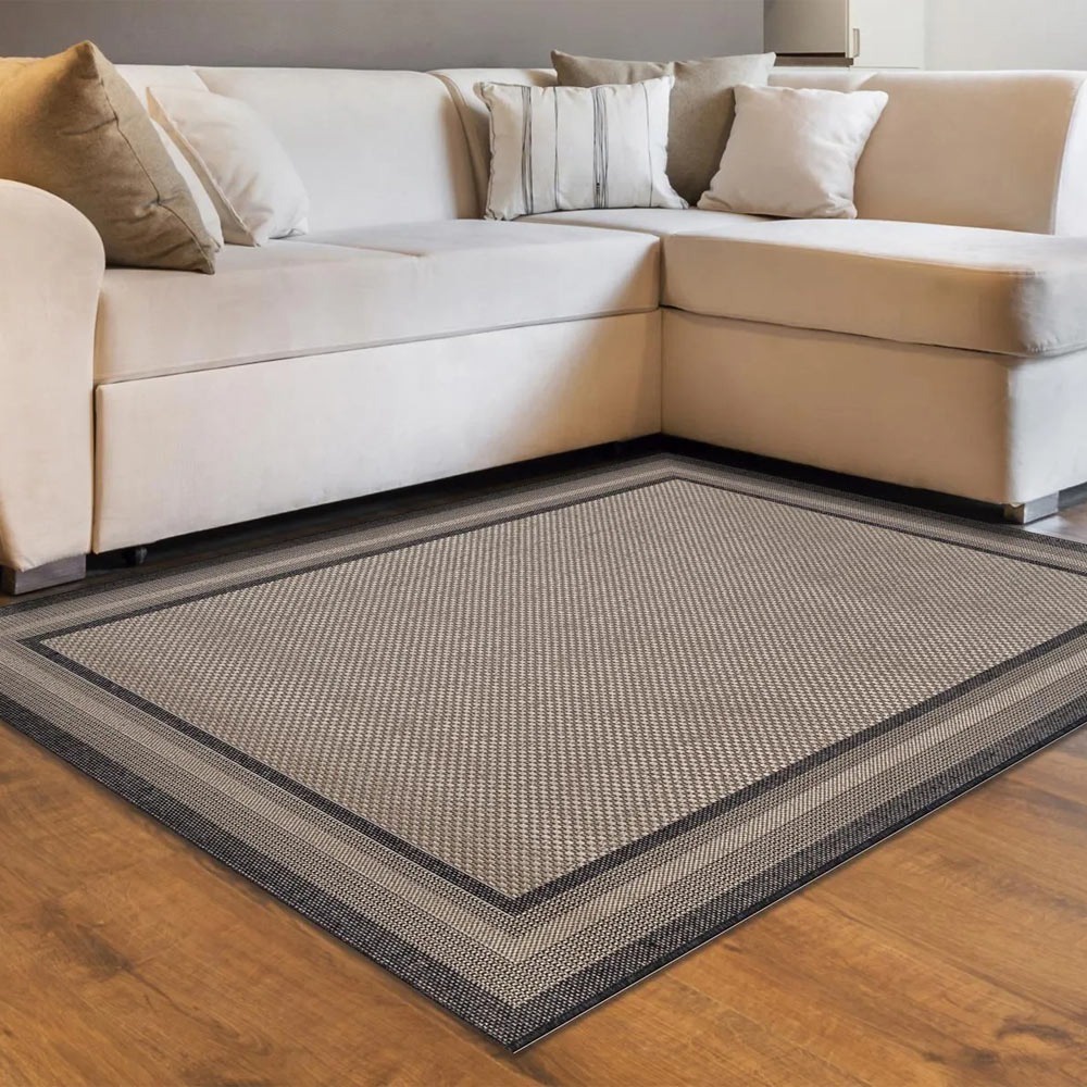 Tapete Sala Luxo Sem Pelo 300x400 Antiderrapante Sisal Eco-Nature