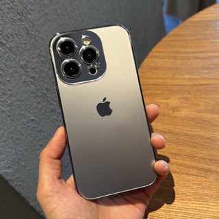 Capa Avançada De Vidro Nano De Borda Eletroplatada Para IPhone 14 13 12 11 Pro Max Anti-Impressão Digital E Gotas