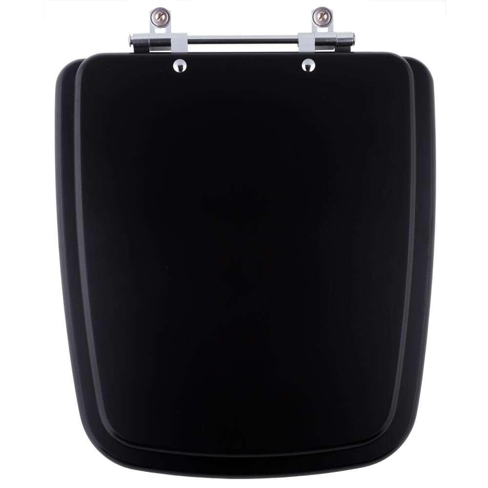 Assento Sanitario Boss Noir Preto Fosco para Vaso Incepa