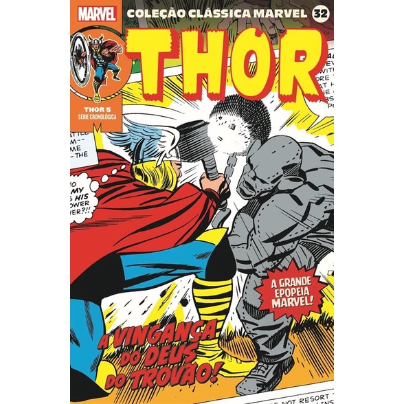 Hq Coleção Clássica Marvel Vol 32 Thor Vol 5