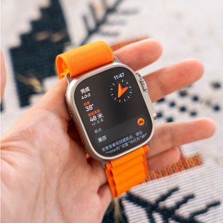 Smartwatch Relógio Inteligente Nova Série 8 Ultra IWO 16 De 1,85 Polegadas HD NFC Pressão De Ar Bluetooth Siri
