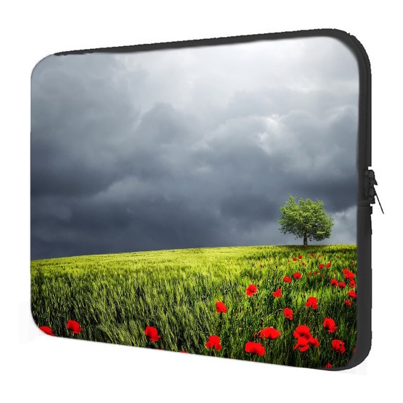 Case Notebook 14" Universal Campo Flores Nublado