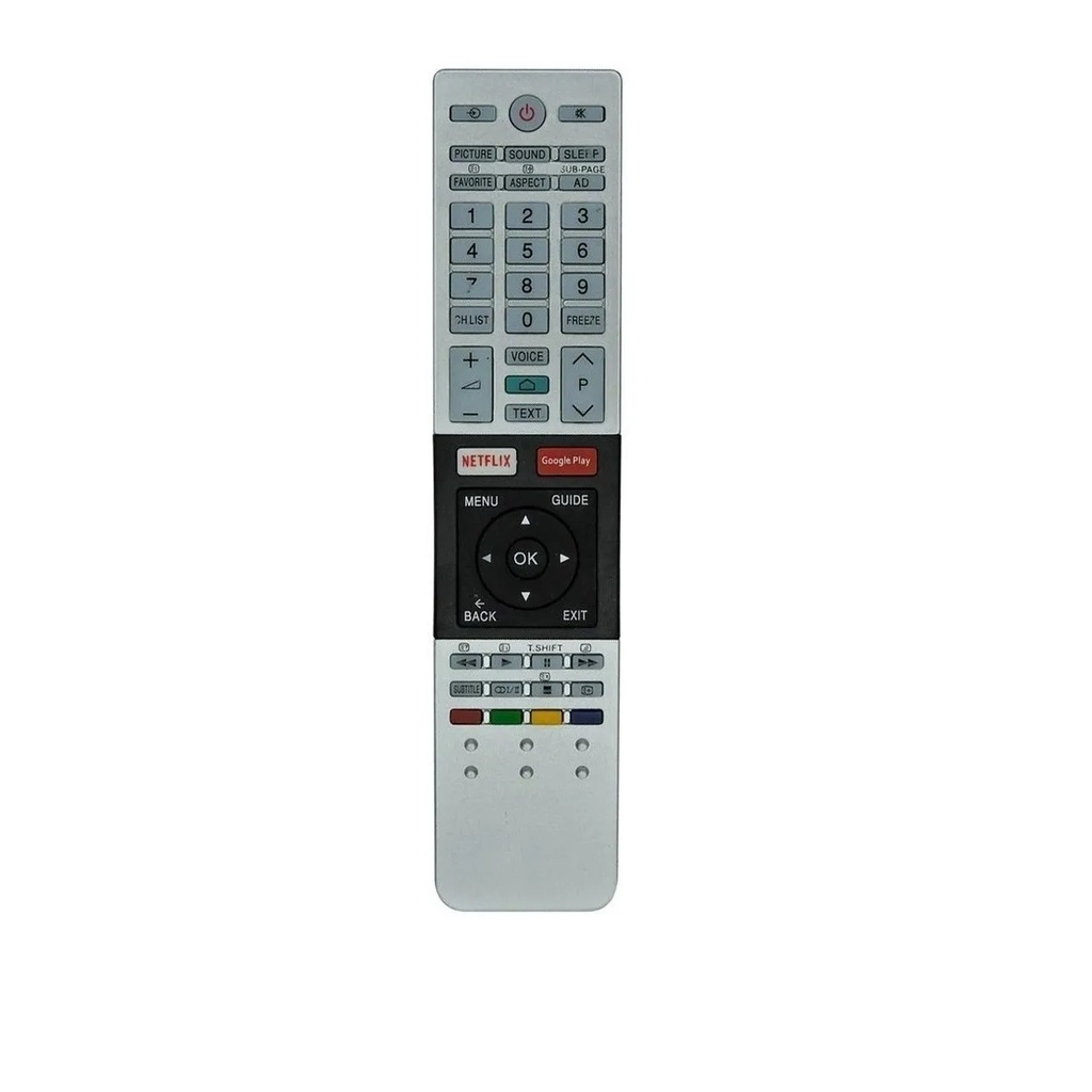 Controle Remoto Compatível Com Tv Led Toshiba Com Botão Globo Netflix