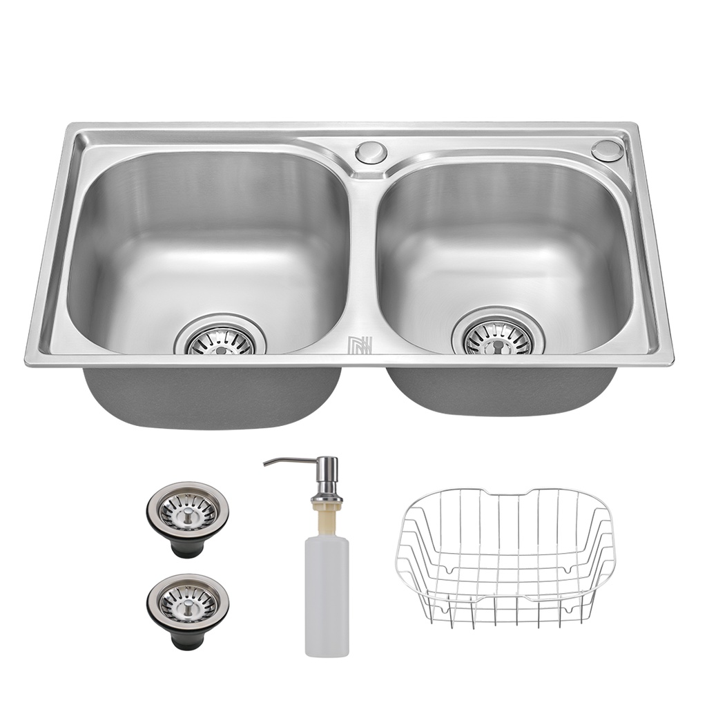 Kit Cuba Pia Aço Inox Gourmet Cozinha Acessórios Dupla