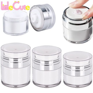 15/30/50ml Frasco De Creme Acrílico Vazio Recarregável Cosmético Fácil De Usar Recipiente De Maquiagem Portátil De Viagem Gadgets Loções Fundações Dispensador Bomba Sem Ar