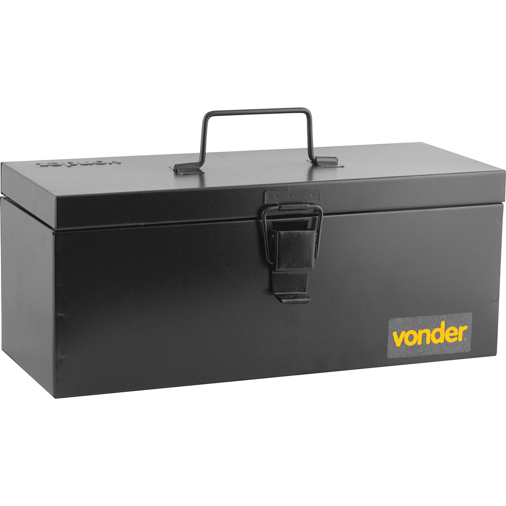 Caixa Metalica Vonder Para Ferramentas Com Bau e Bandeja 40cm