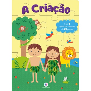 Livro Quebra-cabeça A criação em Oferta na Shopee