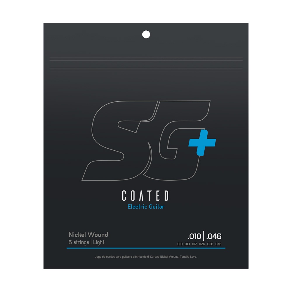 Corda Guitarra Sg+ Coated 009 Niquel Extra Light em Oferta na Shopee