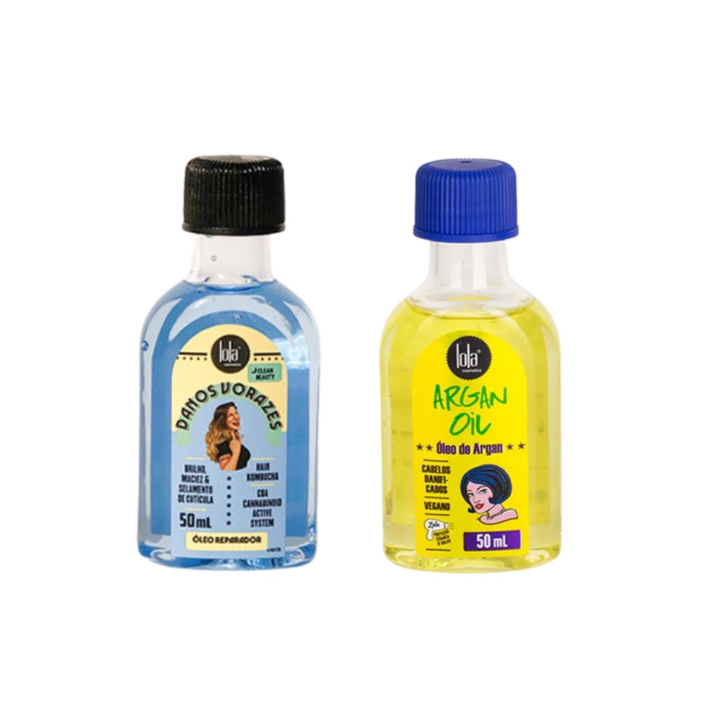 Lola Kit Oleo Danos Vorazes e Oleo de Argan 2 Itens