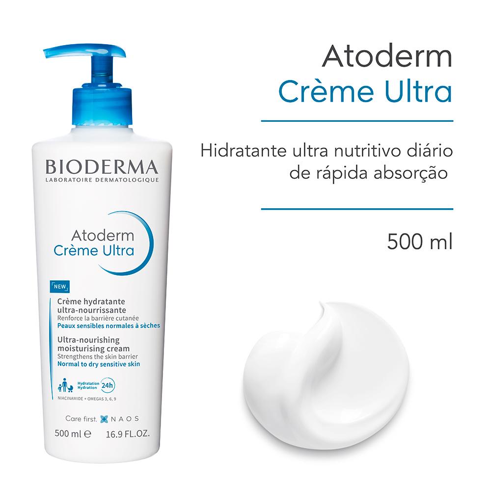 Bioderma Atoderm Ultra Creme Corporal Hidratante 500ml