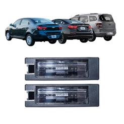 Par De Lanterna Luz De Placa Meriva Cobalt Spin Agile Montana Cruze Com Soquete