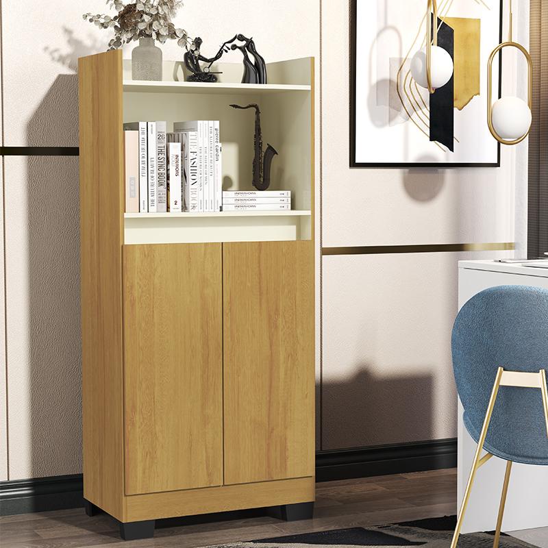 Estante Livro Organizador Escritorio Armario Duque 2 Portas em Oferta na Shopee