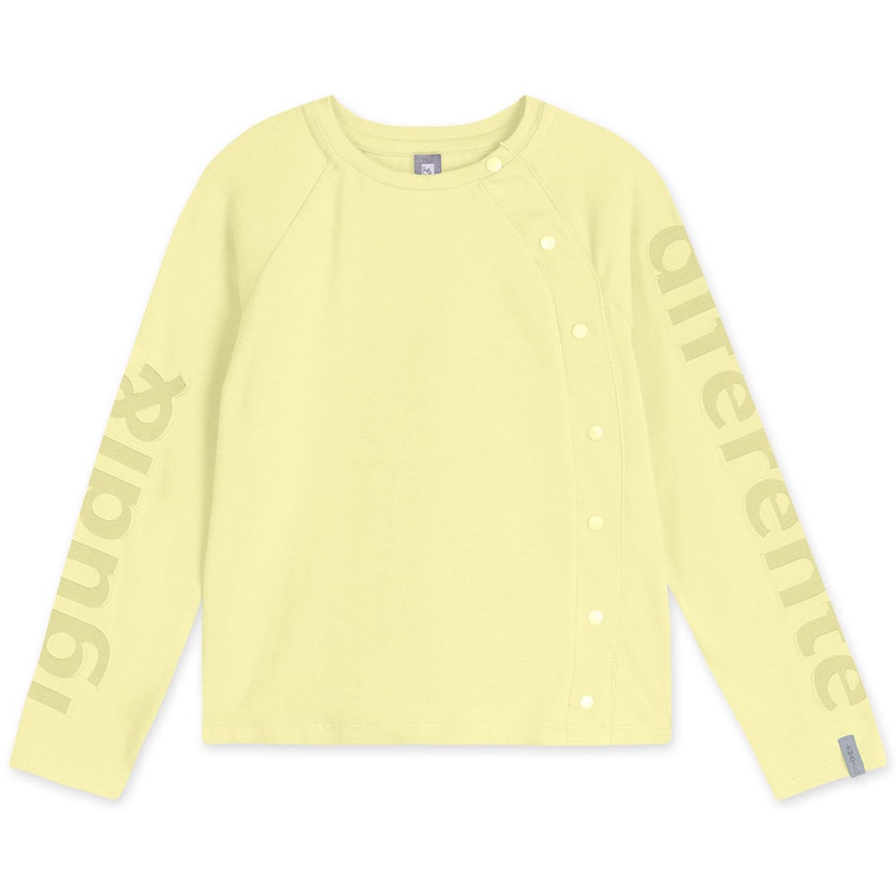 Blusa Infantil Menina Manga Longa Match em Oferta na Shopee