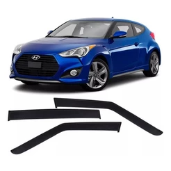 Calha de Chuva Defletor Hyundai Veloster 3 Portas Ecoflex