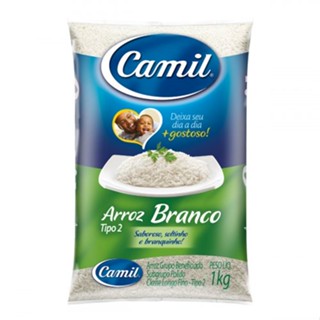 Arroz Branco Longo-fino Tipo 2 Camil Todo Dia 1 1kg