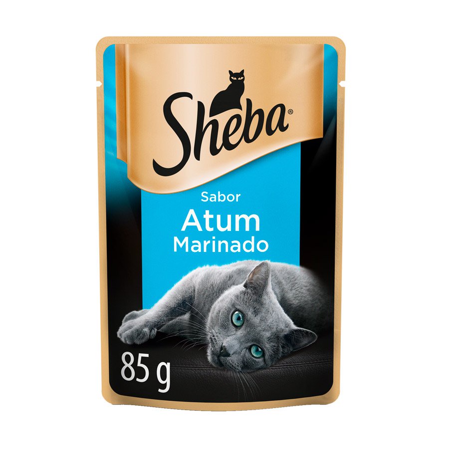 Ração Úmida Sheba Sachê Para Gatos Adultos Atum Marinado 85g - Pets