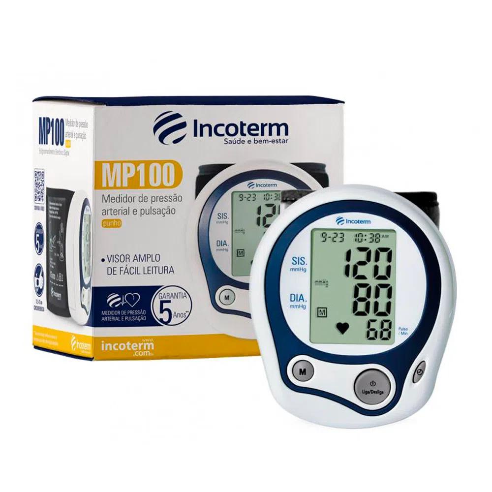 Aparelho medidor de pressão arterial digital de pulso Incoterm MP100 em Oferta na Shopee