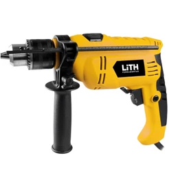 Furadeira de Impacto 1/2" Polegadas 110/127V Potência 550W Variável Reversível 3000rpm - Lith