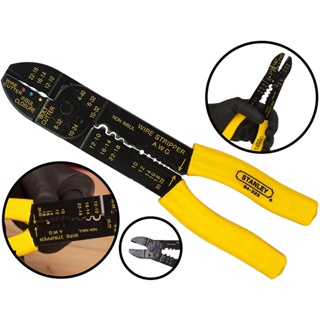 Alicate Prensa Terminal Crimpagem 9.1/2 Stanley 84-223 em Oferta na Shopee