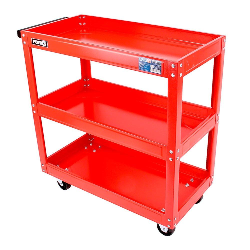 Carrinho Aberto Desmontável 700 X 350 X 750mm com 3 Prateleiras Suporta 90kg - FortG em Oferta na Shopee