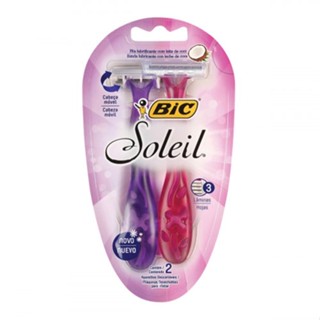 Aparelho para Depilar Descartável Soleil 2 Unidades Bic