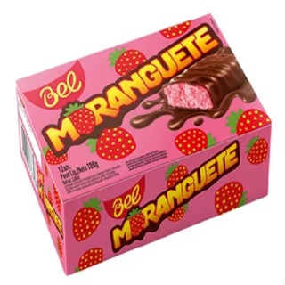 Caixa Bombom Moranguete 9g C/ 12 Unid 108g em Oferta na Shopee