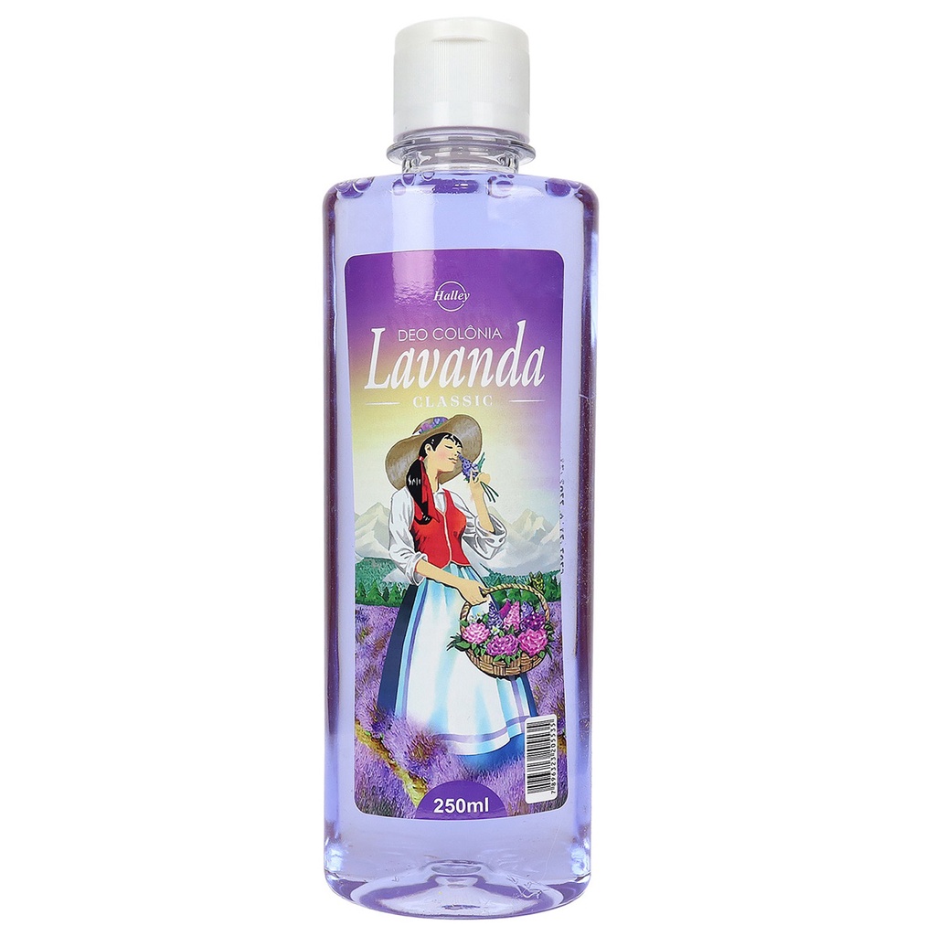 Kit Deo Colônia Lavanda Halley 3x250ml
