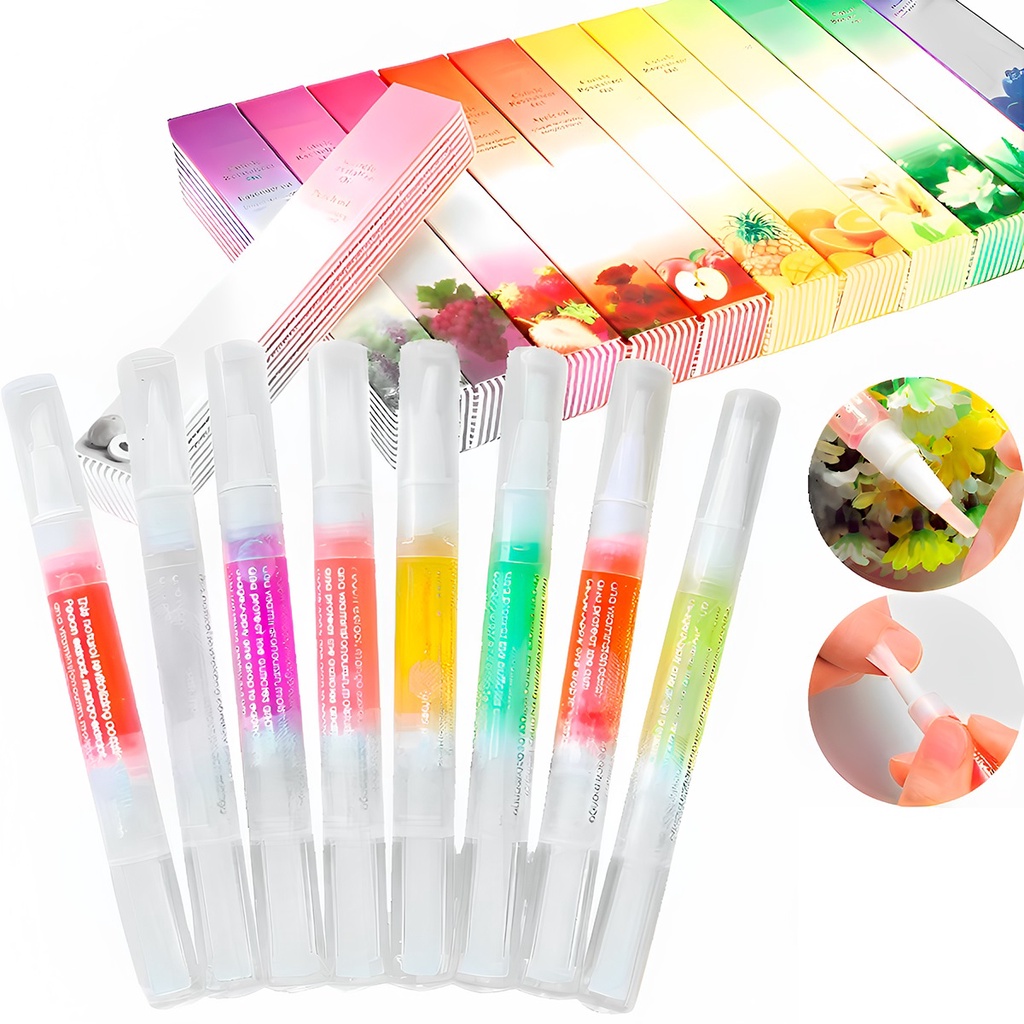 12 Caneta Óleo Hidratante Para Cutícula Tratamento Revitalizante Unhas Promoção manicure acrigel