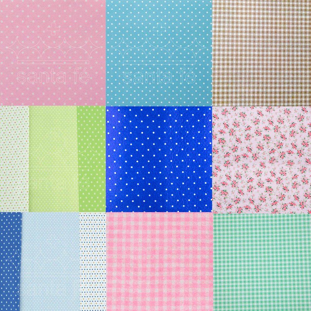 Feltro Estampado Santa Fé 25cm x 1,40m CORES 2