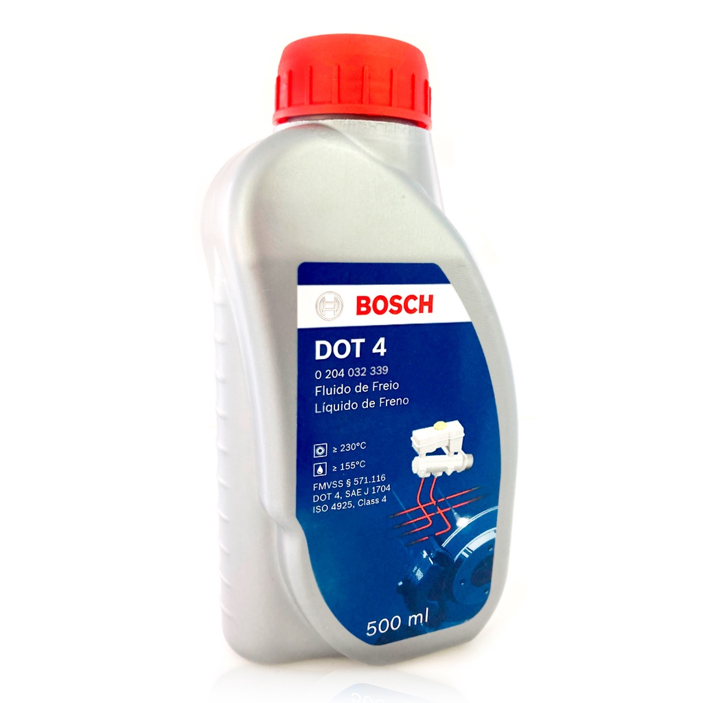 Fluido Oleo de Freio Bosch DOT 4 Original Carro e Moto 500ml - Spare Parts and Accessories for Vehicles