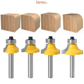 LOVUR Canto Redondo Sobre Broca De Roteador , Haste De 6mm Com Fresa De Rolamento , Ferramentas Para Esculpir Madeira De Carboneto De Alta Eficiência