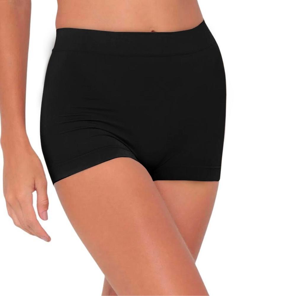 Kit 3 Calcinha Trifil Shorts Feminina Lisa Levanta Bumbum De Microfibra Segunda Pele