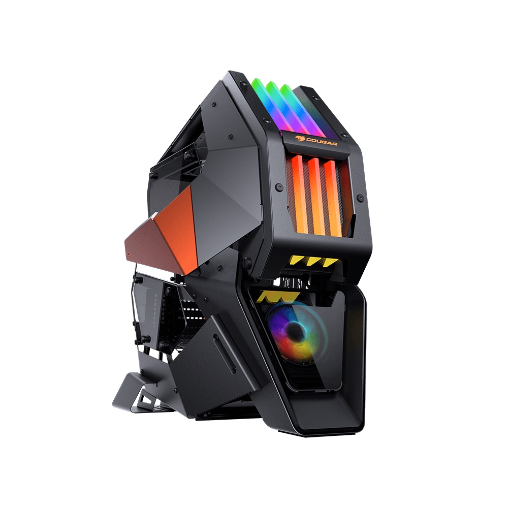 Gabinete Gamer Cougar CONQUER 2 RGB Vidro Temperado, Full Tower - 109CM10001-04