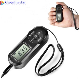 Rádio FM De Bolso GWEN 64-108Mhz Receptor De Esportivo Portátil Com Visor Lcd 3.5mm Fone De Ouvido Cordão De Pescoço