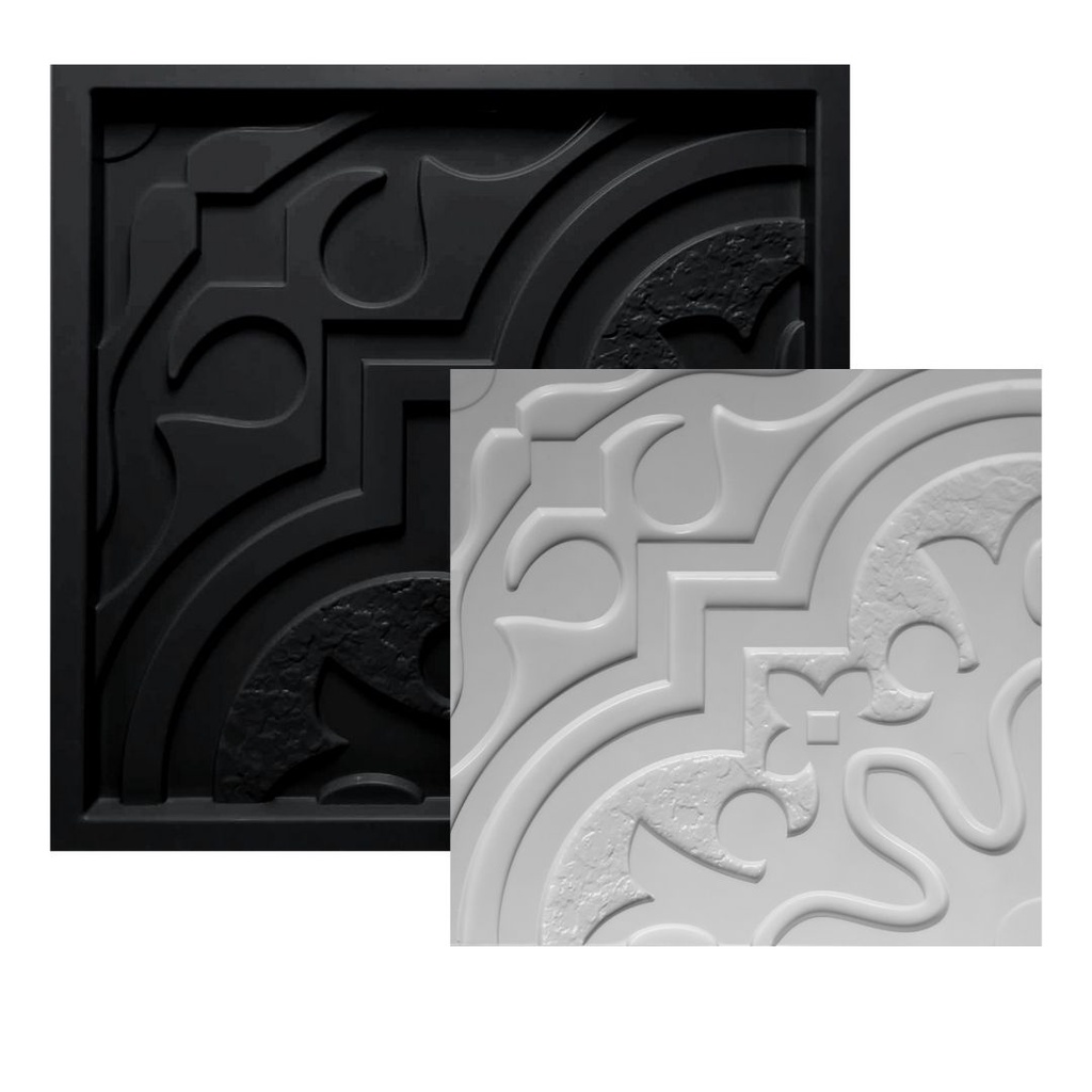 Forma Para Gesso 3D Revestimento - 0238 30x30cm
