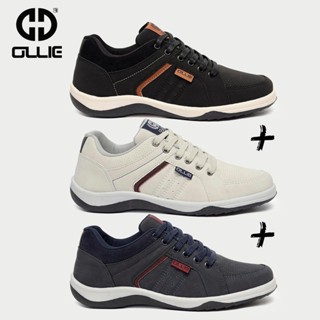 Kit 3 Sapatênis Ollie Masculino Turim Conforto