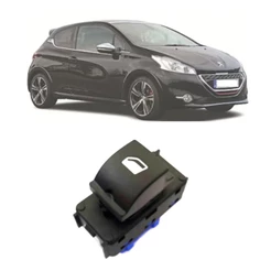 Botão Interruptor Do Vidro Eletrico Peugeot 208 Após 2013 ENVIO RÁPIDO