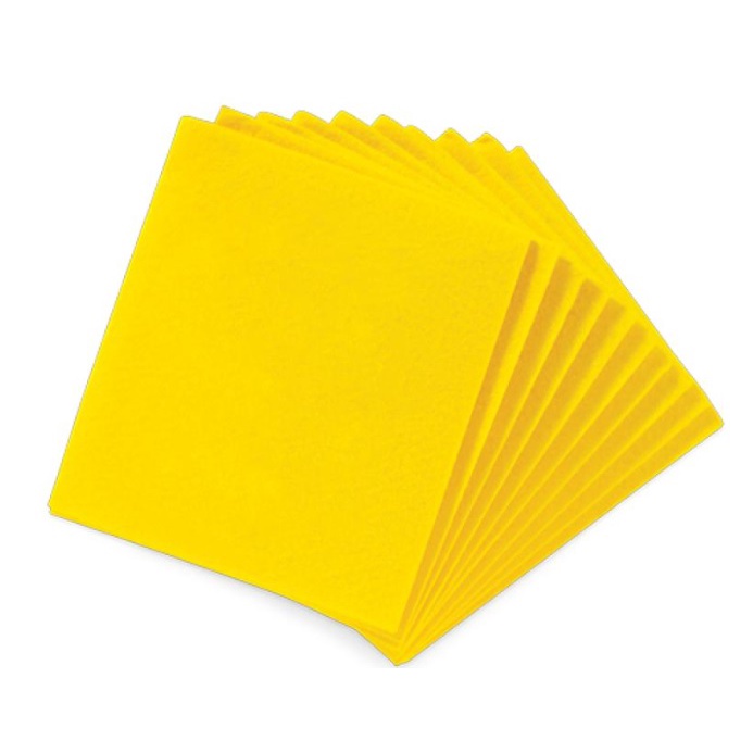 Kit 10 Un Pano Pia Multiuso Amarelo Alklin Pro 36cm x 40cm em Oferta na Shopee