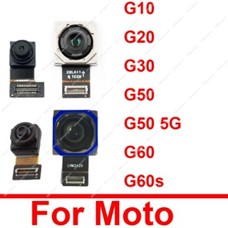 Câmera Dianteira Principal Traseira Para Motorola MOTO G10 G20 G30 G50 G60 G60S 5G Módulo De Profundidade Selfie Falcing Back