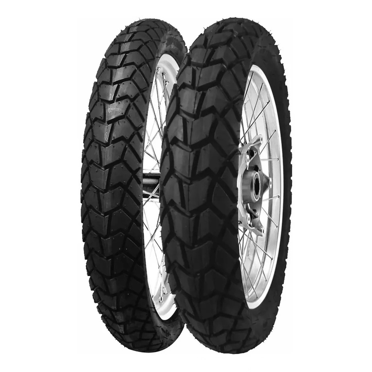 Kit PAR Pneu Maggion Viper BROS 125 / 150 / 160 XTZ 150 Crosser 150 / TDM 225 90-90-19 52T TT / 110-90-17 60T TT - Spare Parts and Accessories for Vehicles