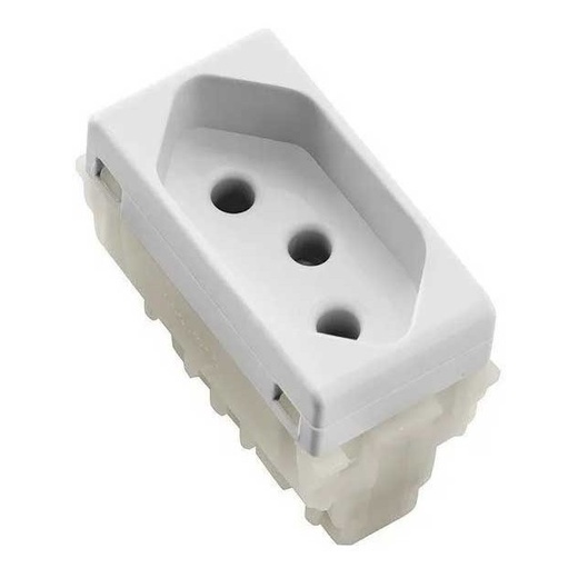 Módulo Tomada Branca 2P+T 20A/250V LIZ Tramontina