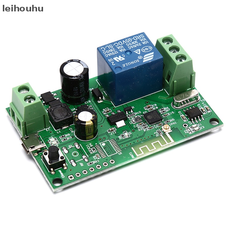 leiho 5V-12V Sonoff Auto-Travante Módulo De Relé De Interruptor Inteligente WiFi Sem Fio APP Control