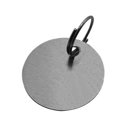 Etiqueta Alumínio Redonda DIAM: 30MM Pacote com 10 unid