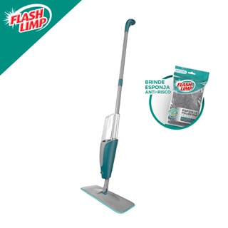 Mop Spray Rodo Magico Com Reservatorio Limpeza + Esponja Poliester Flash Limp em Oferta na Shopee
