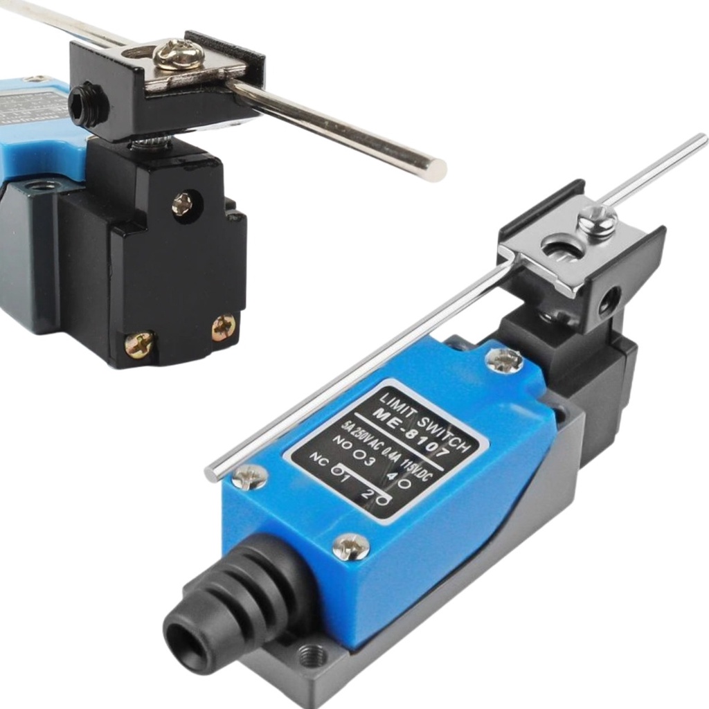 Interruptor Chave Fim De Curso Me-8107 Com Haste Regulável Na + Nf Metal