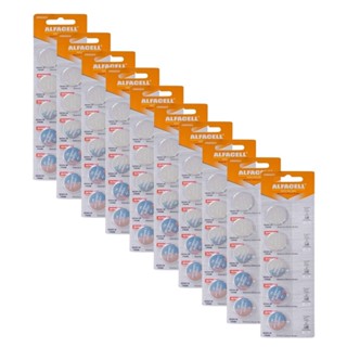 Bateria CR2032 Alfacell Pilha Moeda Botão Caixa 50 Unidades 3V Alcalina