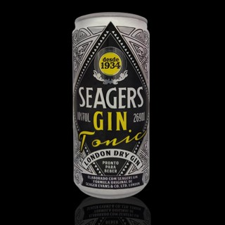 Seagers Gin Tonic 269ml - Lata - Kit com 6 unidades